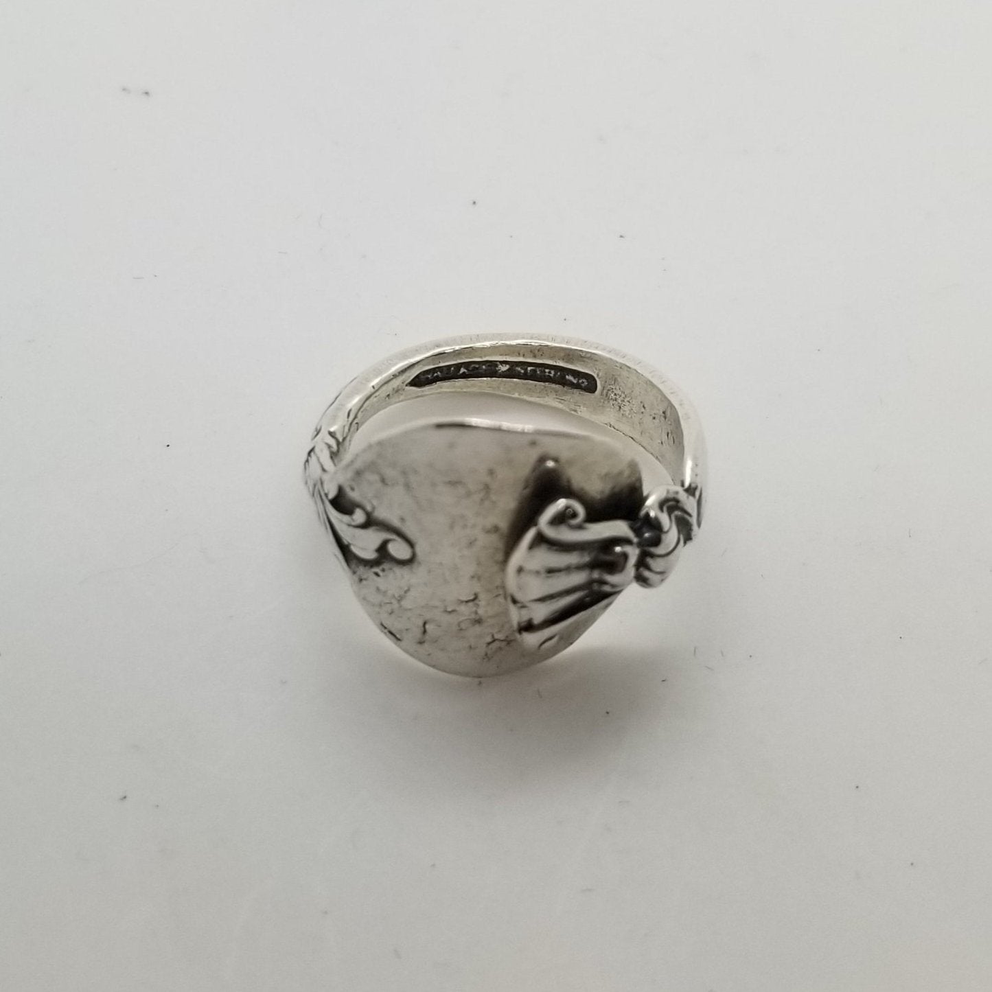 Romance of the Seas Sterling Salt Spoon Rings from 1950