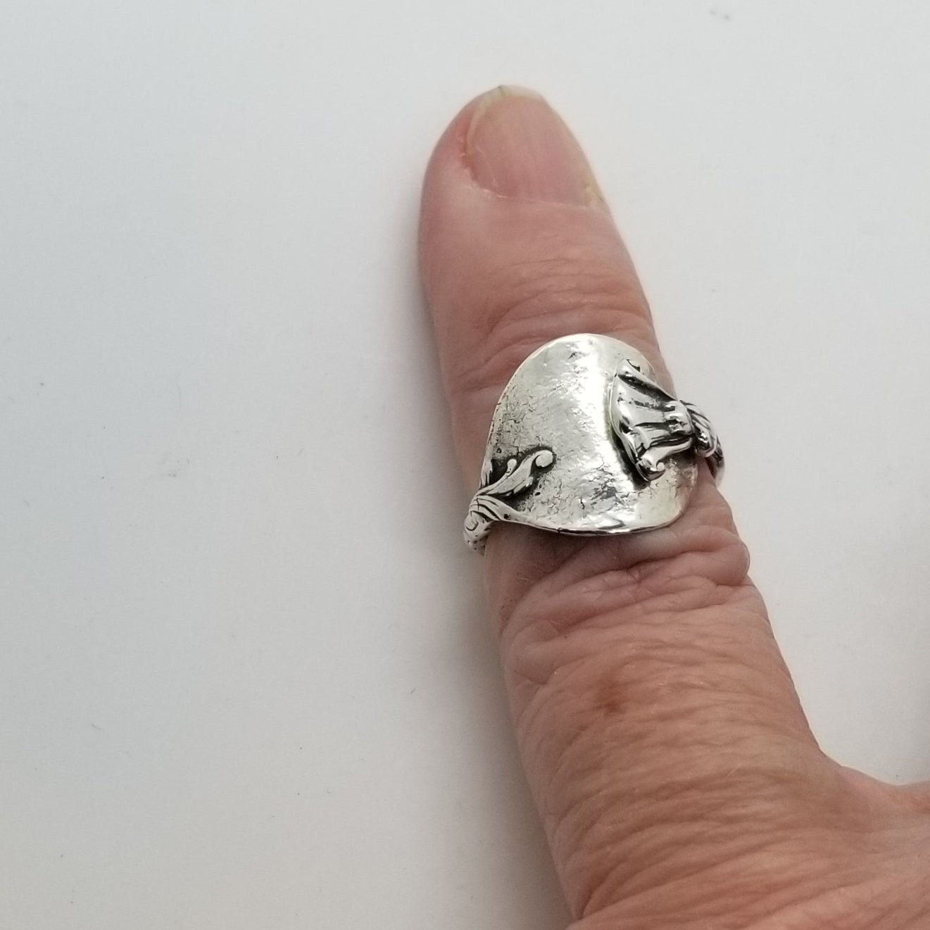 Romance of the Seas Sterling Salt Spoon Rings from 1950